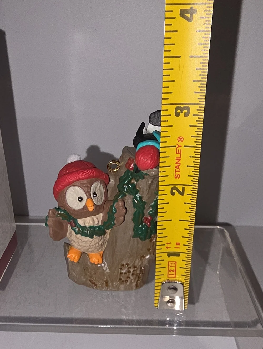 Vintage 1994 Hallmark Keepsake Owliver & Birds Christmas Ornament